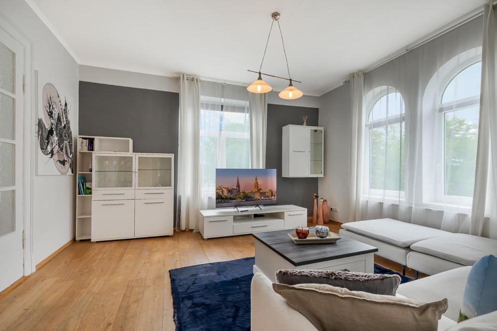 Ferienwohnung Am Schlosspark Glucksburg Bagian luar foto
